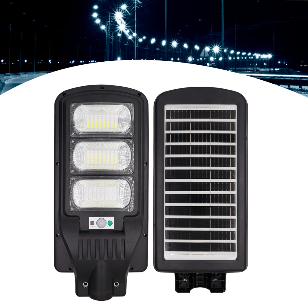 Luminária Led Solar Com Sensor Pública Poste Rua 150w