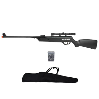 Carabina Rifle de Pressão New Jade Oxidada 5.5mm - CBC + Acessórios