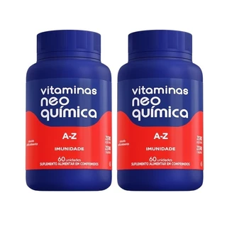 Kit 2 Vitamina A-Z Suplemento 60 Cápsulas - Neo Química