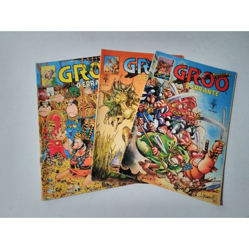 Groo , O Errante - Editora Abril Vários Números Escolha. | Shopee Brasil