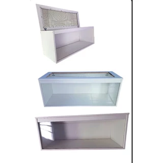 Terrário 60cm Branco, para roedores, répteis e etc.
