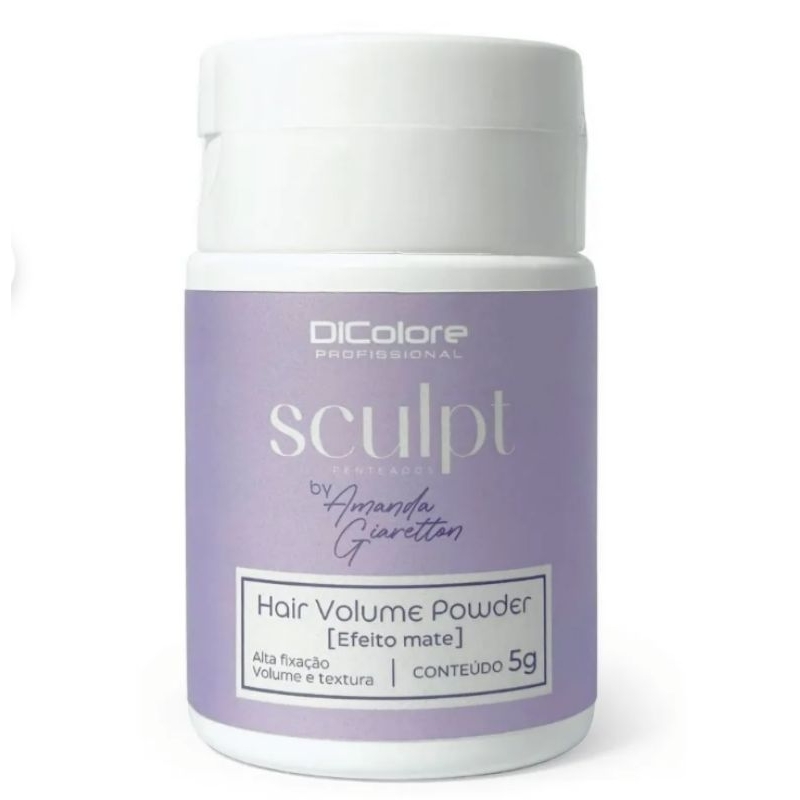 Sculpt Penteados Hair Volume Powder Pomada Em Pó Alta Fixação Volume e ...