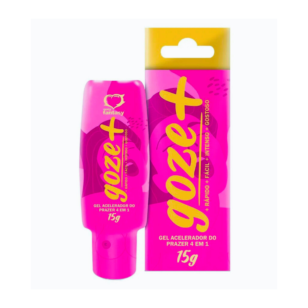 Goze + Gel Acelerador do Prazer 4 em 1 15g Sexy Fantasy | Shopee Brasil