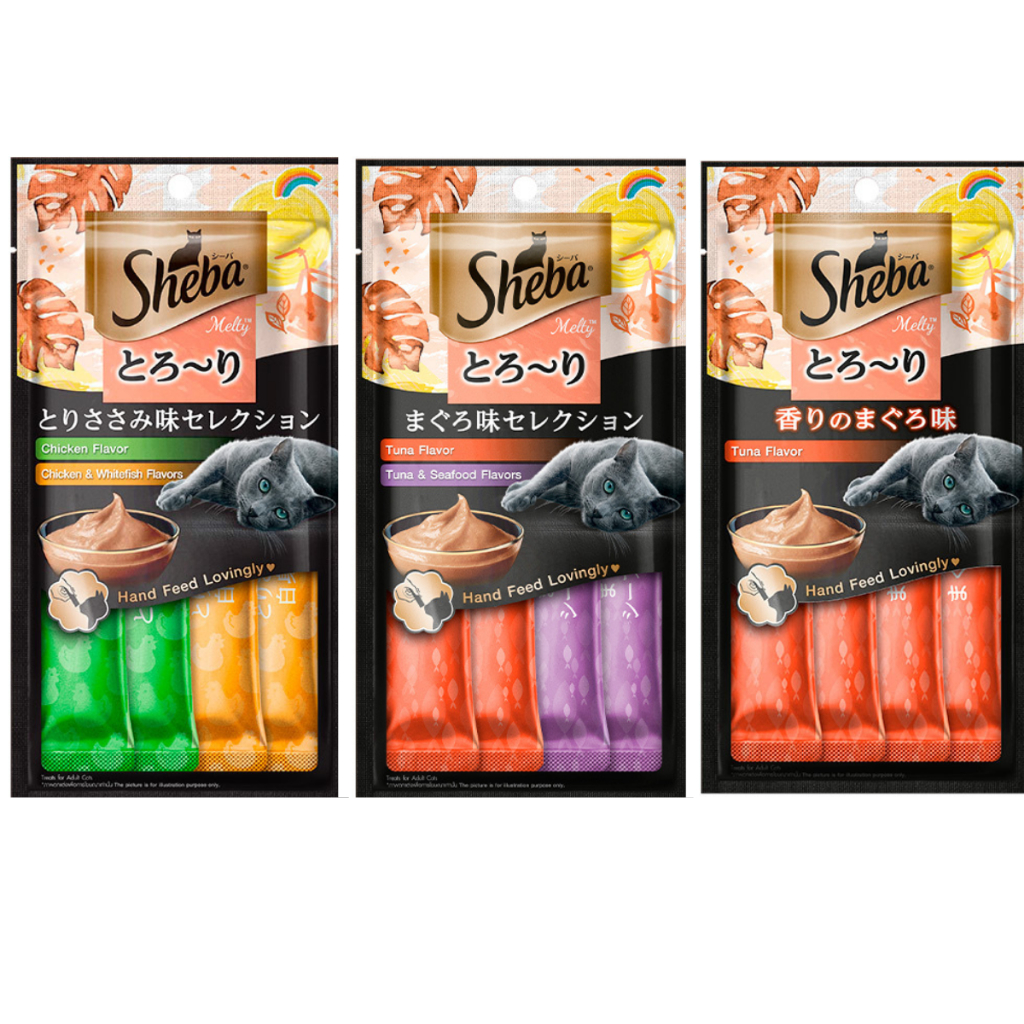 Snack Sheba Creamy Petisco Para Gatos 48g | Shopee Brasil
