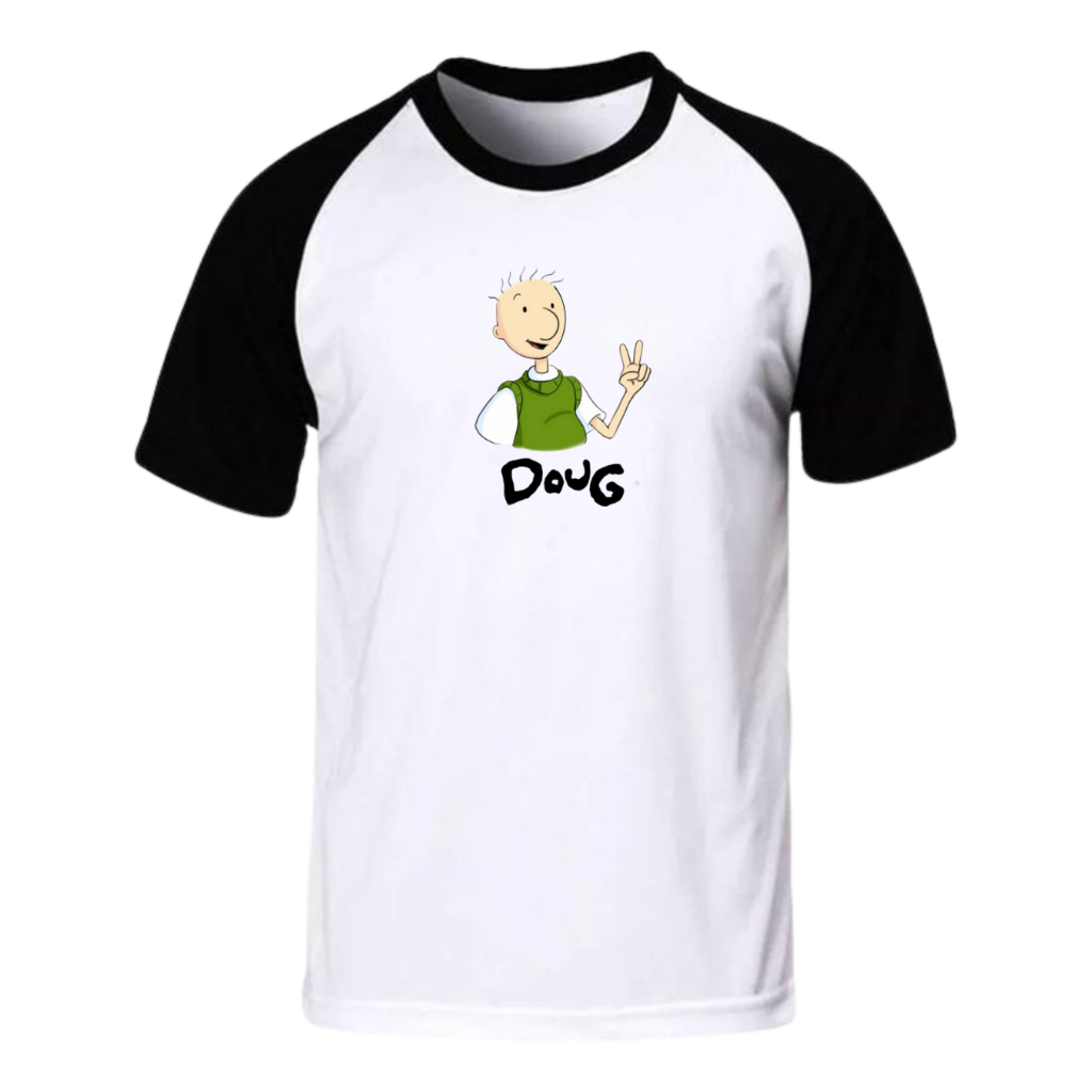 Doug様 Camiseta personalizada Doug camisa Doug Funny blusa desenho anos