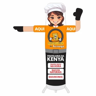 Boneco Chama Cliente - Biruta Completo Com Motor