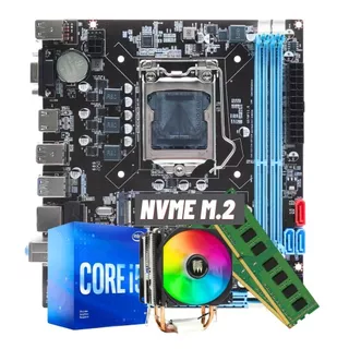 Kit Gamer Intel I5 3470 + 16gb Ddr3 + Cooler Rgb + B75 Gigalan Usb 3.0