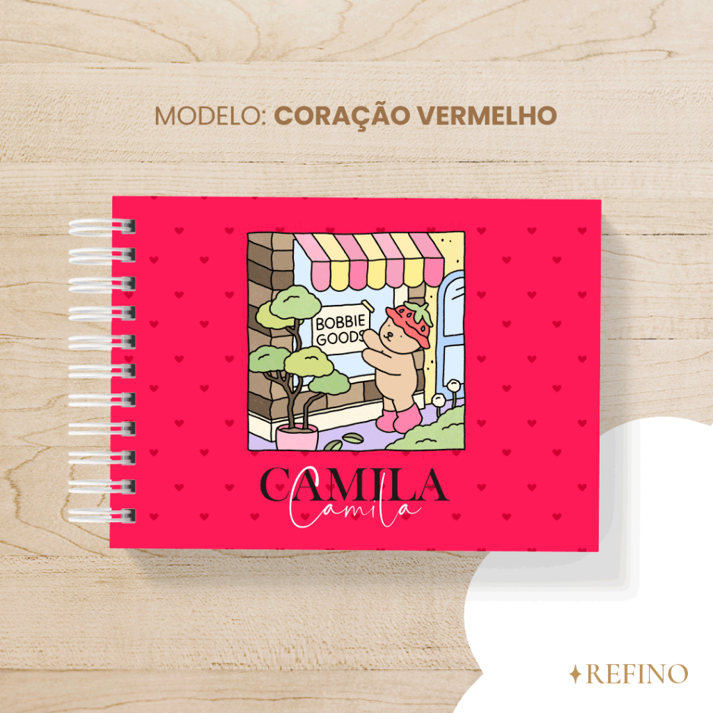 Livro de Colorir BOBBIE GOODS Personalizado com nome CAPA DURA - 50 ...