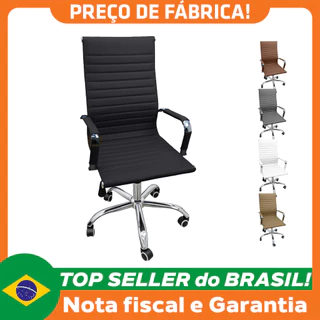 Cadeira Eames Esteirinha Presidente Alta em Oferta na Shopee