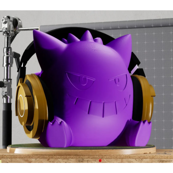 Suporte para headset Pokemon Gengar