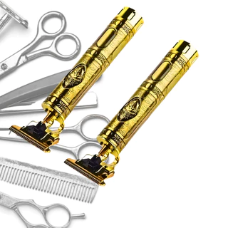 Kit 2 Maquininha de cabelo homens cortador de cabelo máquina aparador elétrico recarregável barbeiro barba barbeador
