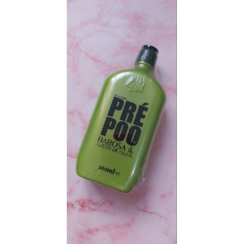 Pré Poo Babosa e Azeite de Oliva 500ml Original | Shopee Brasil