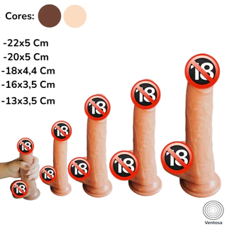 Pinto De Borracha Grosso Grande Realista Ventosa Veias Saliente Dildo Silicone Consolo em Oferta na Shopee