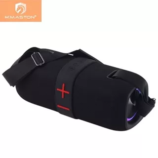 H'maston TN-24/AM-11 Caixinha De Som 5.2 Tws Bluetooth Portátil Com Led Radio Fm em Oferta na Shopee