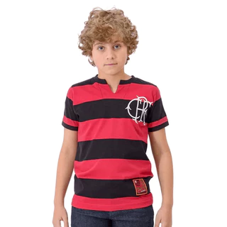 Camisa Infantil Flamengo Fla Tri Braziline em Oferta na Shopee