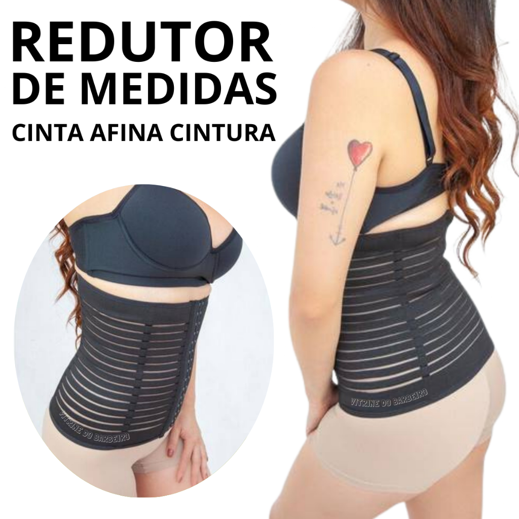 Cinta Redutora De Medidas Ajustável Para Afinar a Cintura!!! | Shopee ...