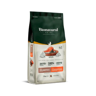 Bionatural Prime Gato Filhote Salmão Super Premium Natural 7,5Kg