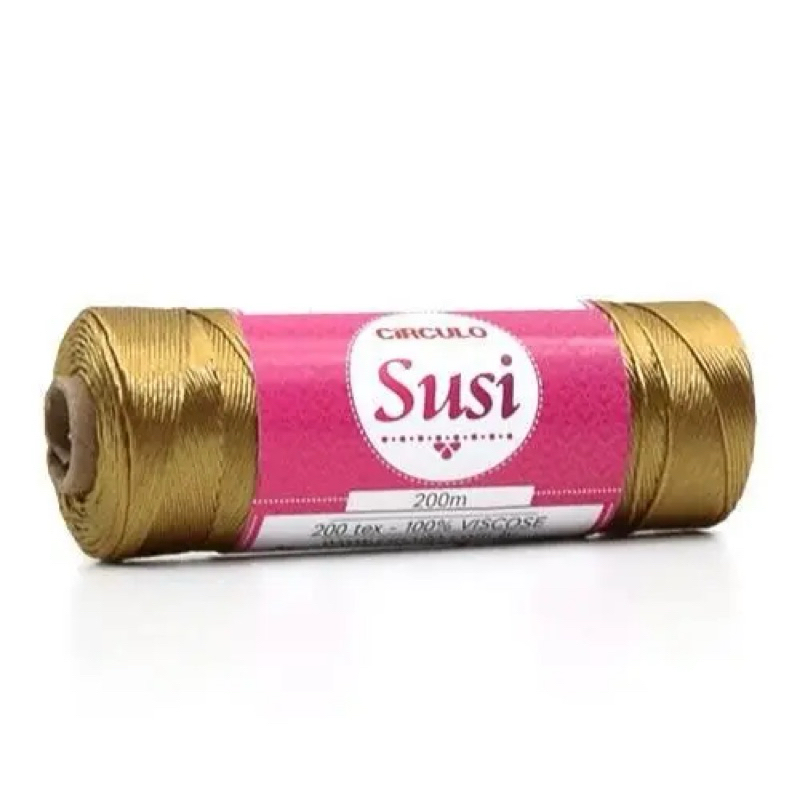 Linha Susi 100% Viscose - Círculo - 200 metros Fio Suzi | Shopee Brasil