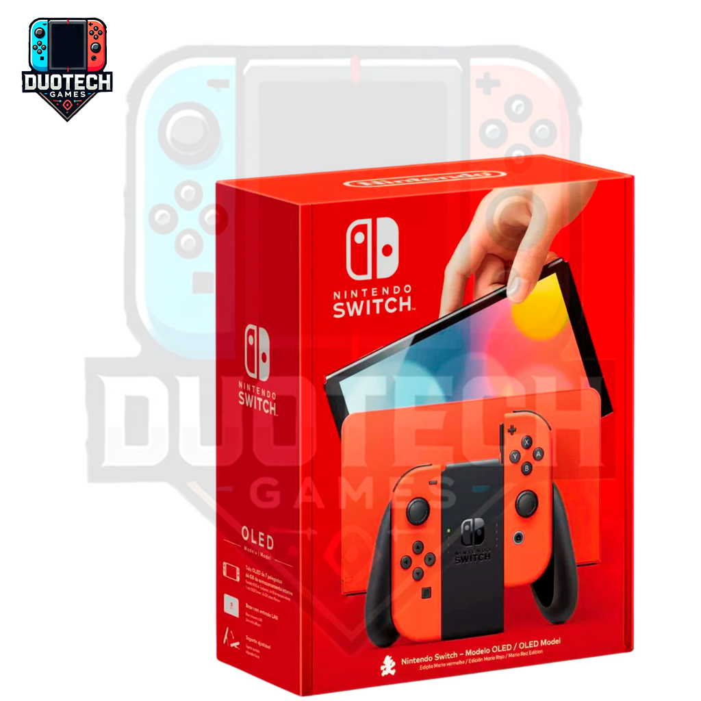Nintendo Switch OLED Novo Desbloqueado + Cartão 128GB/256GB Nintendo Switch OLED Novo Desbloqueado + Cartão 128GB/256GB