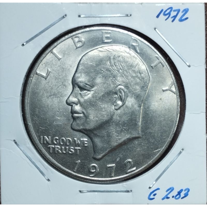 Moeda USA One Dolar Eisenhower 1972