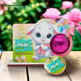 Kits de Lembrancinhas de Páscoa - Coelhinho Porta Bombom - Mimo - 10/15/30/50 em Oferta na Shopee