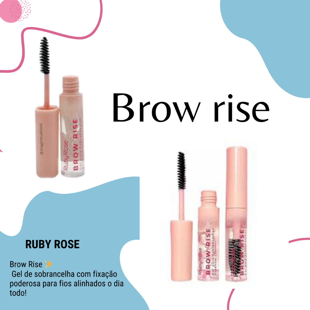 ruby rose gel de sobrancelha Brow rise | Shopee Brasil