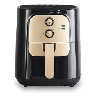 Air Fryer Fritadeira Elétrica Gaabor Jumbo Family 5,5l 1400w Cor Preto Dourado 127V