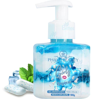 GEL AROMATIZANTE GIRL MENTA PHÁLLEBEAUTY VIRILHA BEIJÁVEL CORPORAL