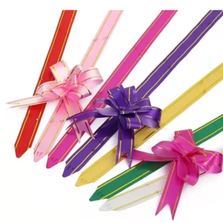 Laço Fácil Presente Tamanho P 12mm x 21cm - 10 Unidades - Preço Atacado - Várias Cores
