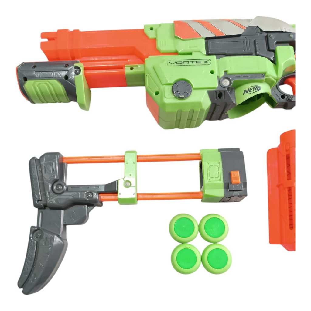 Nerf Vortex Praxis Com Munição Original Lançador Disco Grande