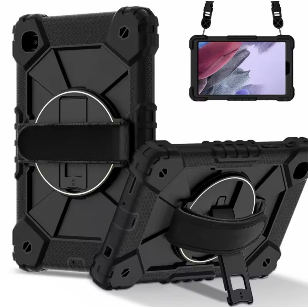 Capa Robusta Para Tab Sm Galaxy A9 8.7 X110/x115 Protetora Anti Queda Com Alça
