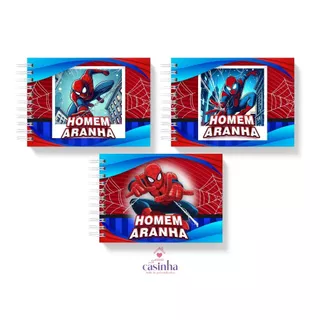 Livro de Colorir Homem Aranha 50 paginas folha grossa capa dura em Oferta na Shopee