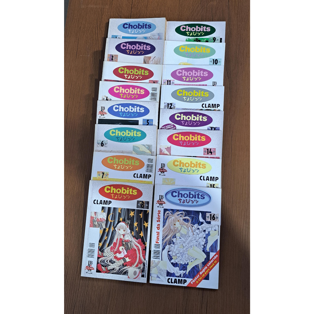 CHOBITS coleção completa!! (1 ao 16) editora JBC | Shopee Brasil