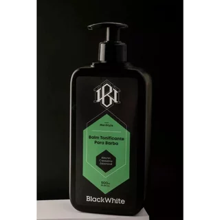 Balm Tonificante Para Barba 500ml Men Style Black White