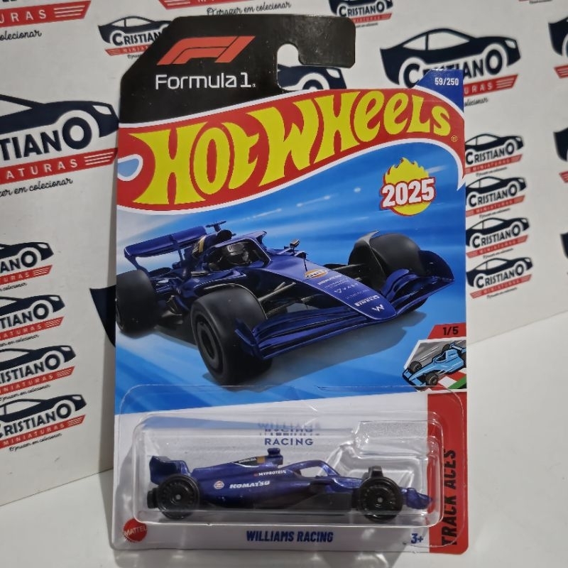 Williams Racing Fórmula 1 Traxk Aces 1/5 Hot Wheels 2025 JBC07