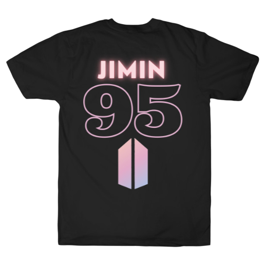 Camiseta kpop BTS Jimin 95 Adulto/Infantil Lançamento Camiseta Em