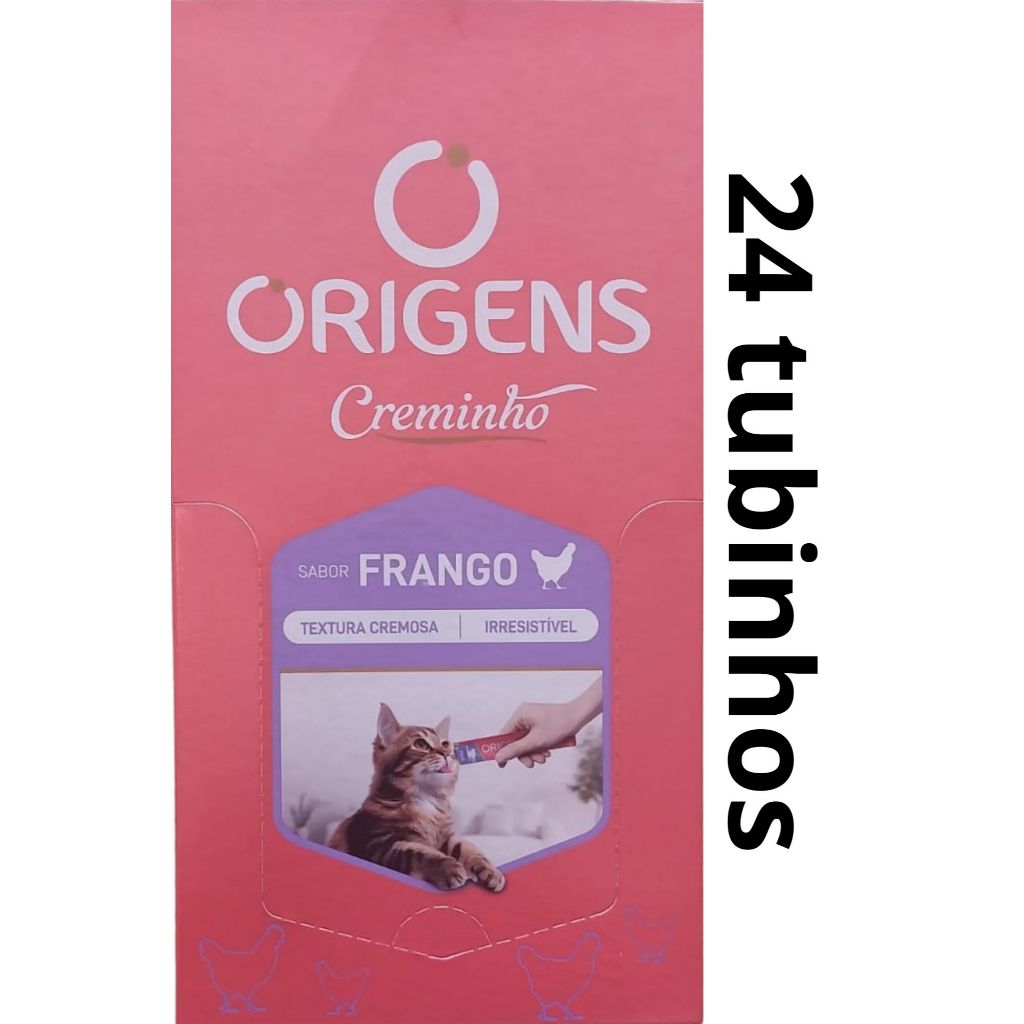 Petisco Super Premium Origens Creminho Tipo Churu Pasta Sabor Frango ...