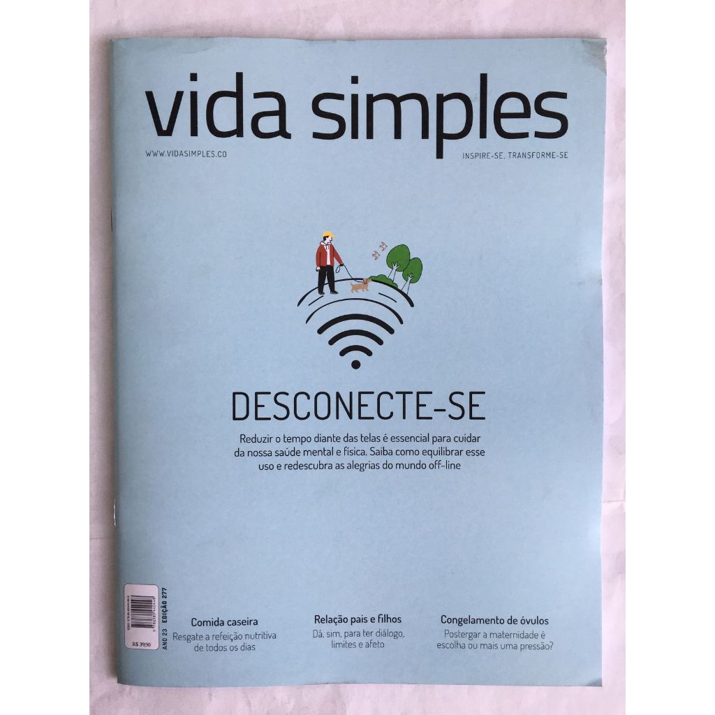 Revista Vida Simples 277 Março 2025 Desconecte-se | Shopee Brasil