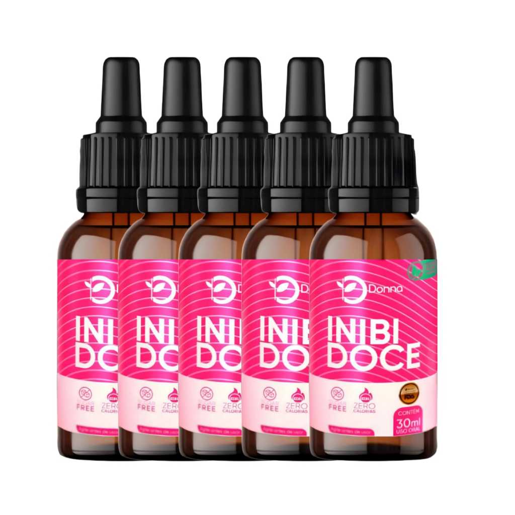 5x Inibi Doce Suplemento Alimentar Em Gotas - Loja Oficial | Shopee Brasil