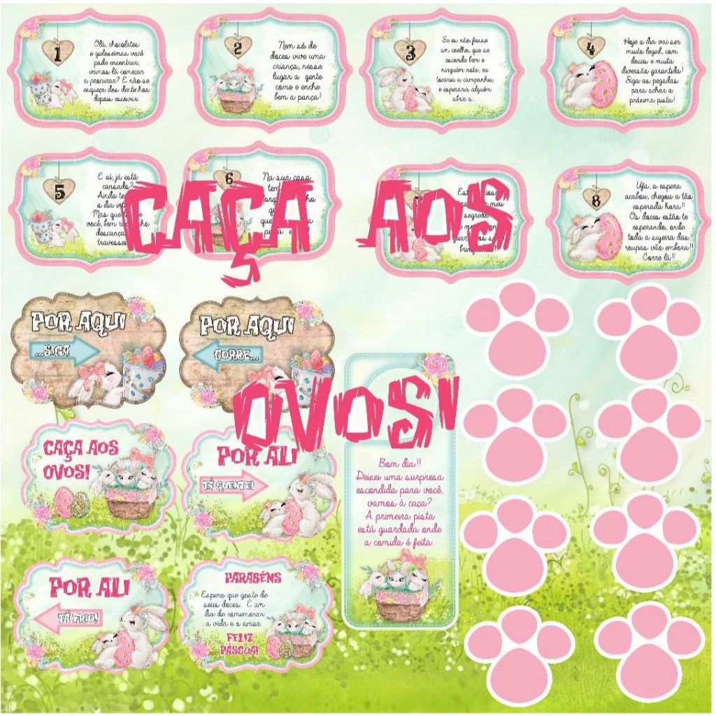 caça aos ovos de pascoa - pascoa - jogo interativo - data festiva