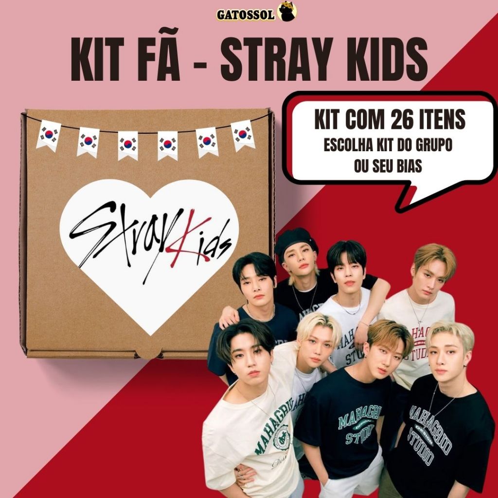 KIT FÃ - K-POP - IDOL - BTS, STRAY KIDS, TWICE, BLACKPINK