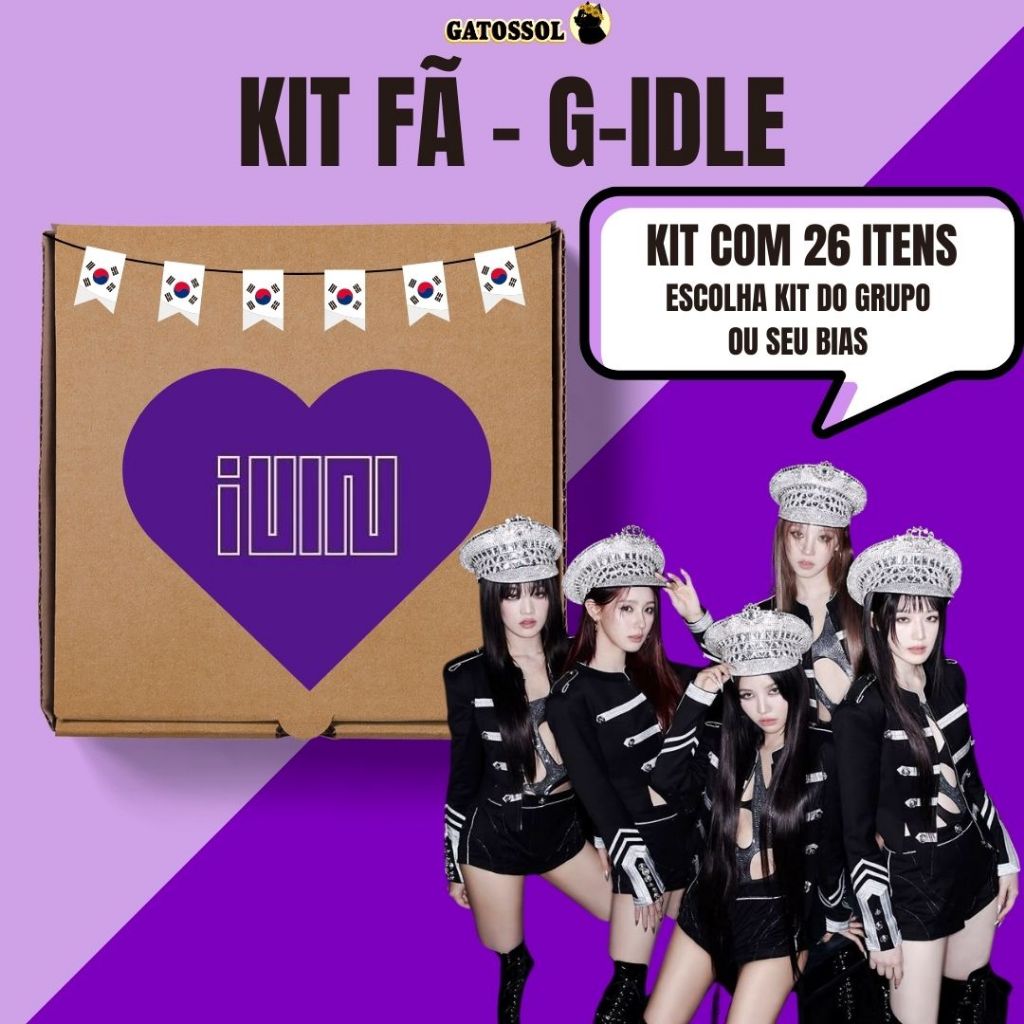 KIT FÃ - K-POP - IDOL - BTS, STRAY KIDS, TWICE, BLACKPINK