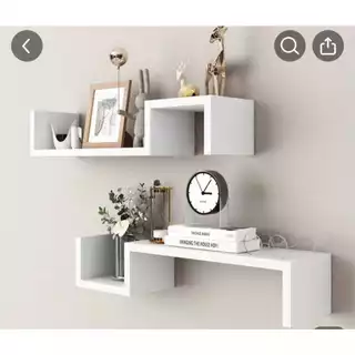 Kit 2 Prateleiras Tipo Nicho, Ótimo para Decorar e Organizar Espaços, Instalação Fácil, Multiuso, Envio Imediato