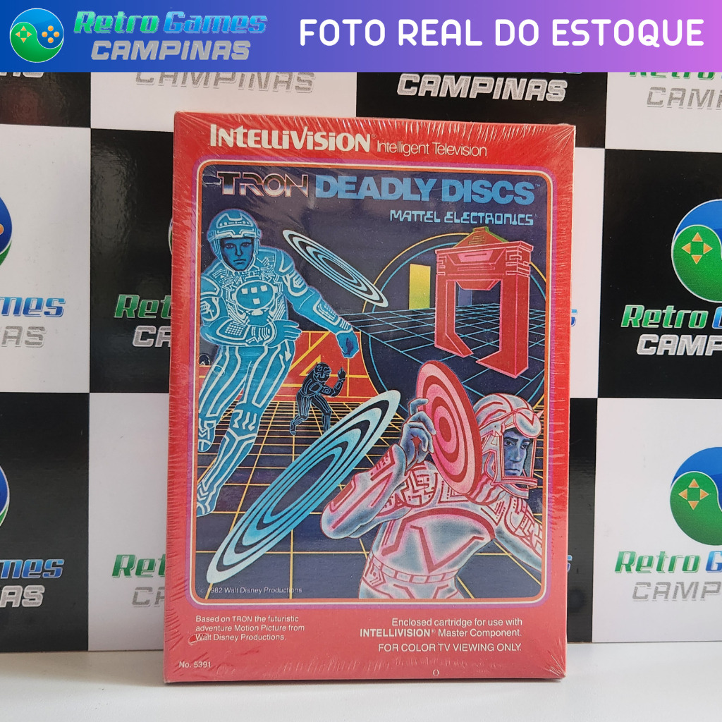 TRON DEADLY DISCS - INTELLIVISION (ORIGINAL LACRADO) | Shopee Brasil