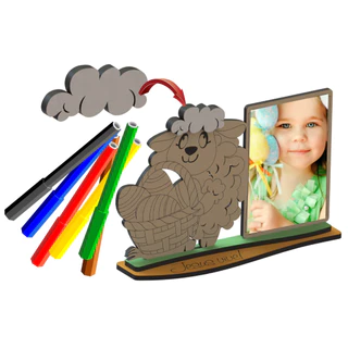 10 Lembrancinhas Ovelha Páscoa Para Pintar E Colar Foto em Oferta na Shopee
