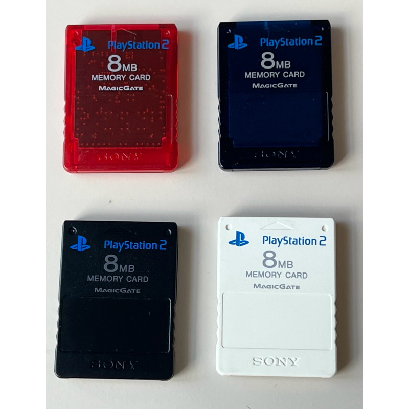 Memory Card PlayStation 2 Original Sony Ps2 vermelho Crimson Red ...