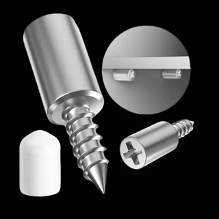 Kit 50 Suporte Pino P/ Prateleiras Parafuso + Capa Protetora