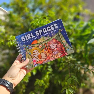 Livro de Colorir Girl Spaces Edição Especial - Folhas Grossas Personalizado em Oferta na Shopee
