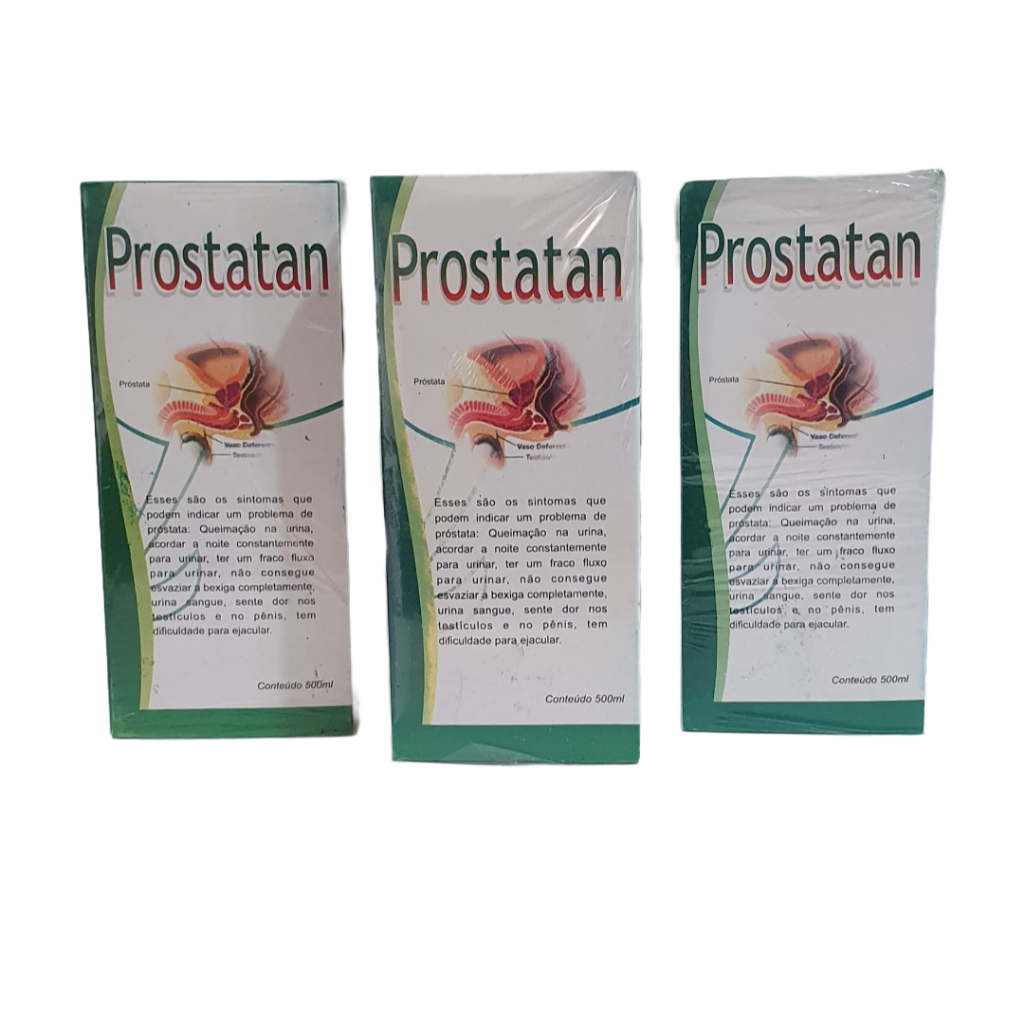 Kit 3 Chás Prostatan 500ml Saúde da Próstata | Shopee Brasil