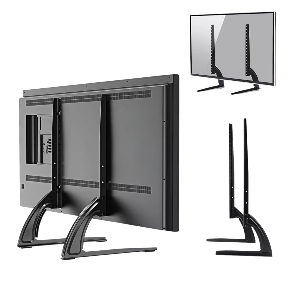 Suporte Pé Base Mesa Tv 36 42 43 50 55 65 75 Polegadas Led Lcd Curva ...